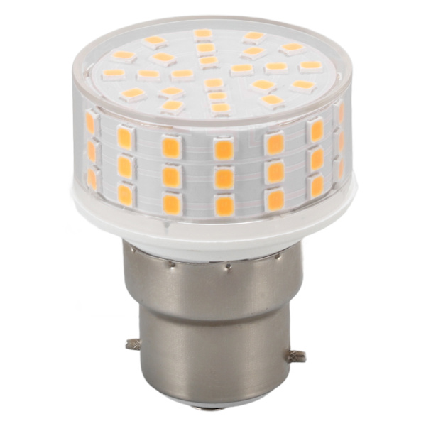 B22 LED-majslampa ABS 10W 1000LM Flimmerfri Energisparande Ljus för Takbords skåp AC 85‑265V Varmvitt Ljus