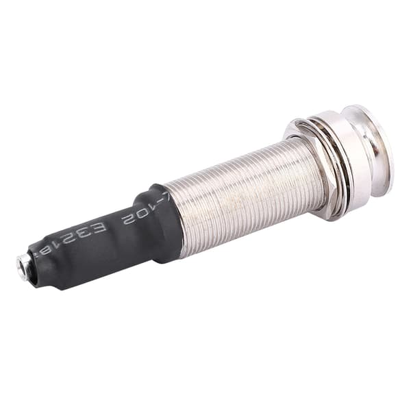 1/4\" (6,35 mm) Utgång 2,5 mm Ingång Endpin Jack för Akustisk Gitarr Inbyggd Rod Piezo Pickup