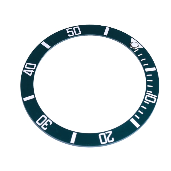 Ny keramisk watch Armbandsur Bezel Insert Loop Ersättningsdelar (Te Green)
