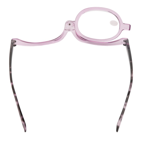 Makeup-læsebriller Enkeltglasforstørrelse Flip Down Roterende Makeup-briller til øjne +3,00