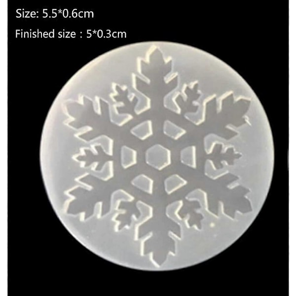Jul Snöflinga Kakor Kexform Kolv Kakformar Jul Snö Muffin Tårtdekoreringsverktyg