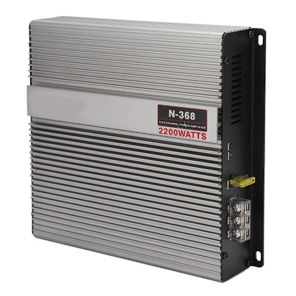 12V 2200W Sølv Universal Bilstereo Forsterker Lyd Subwoofer Forsterker for Bil