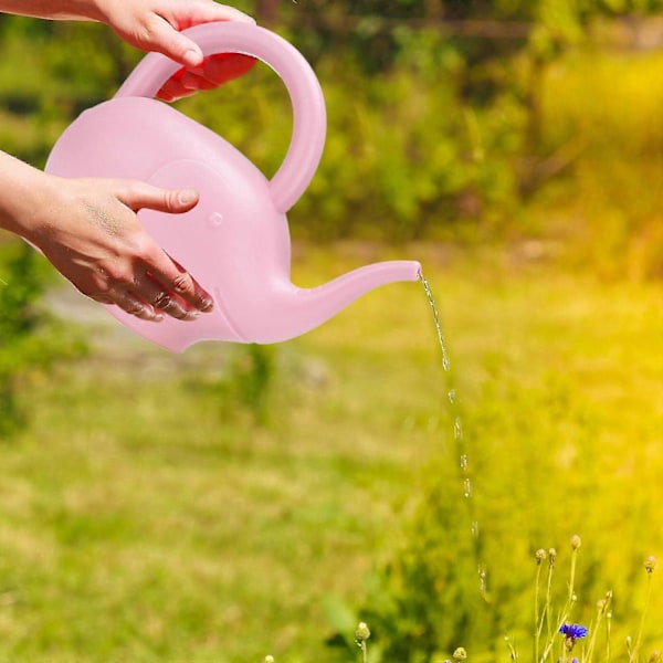 Sød Elefant Vandkande - Holdbart PP Materiale - Indendørs/Udendørs Plantesprayflaske - Tegneseriedesign - Blå - 1l Grøn