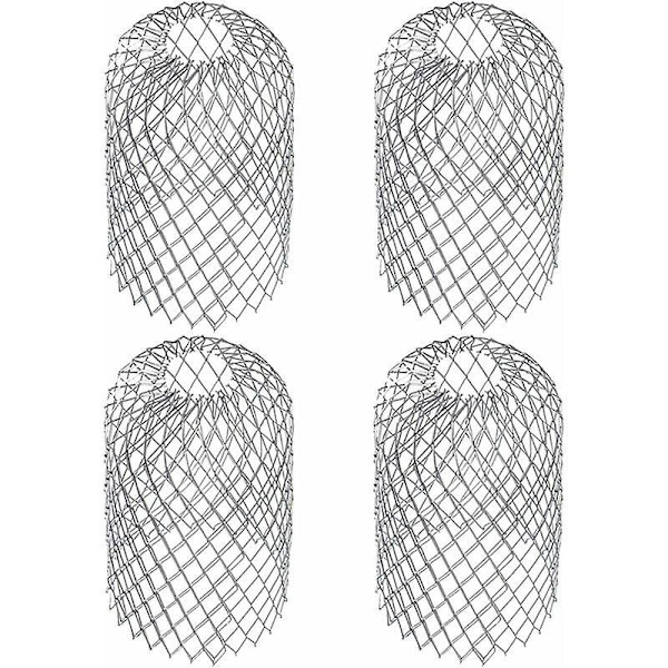 Rännsilfilter - 4-pack | Rostfritt stål lövsil och lövskydd | Ränngaller | 8*17cm