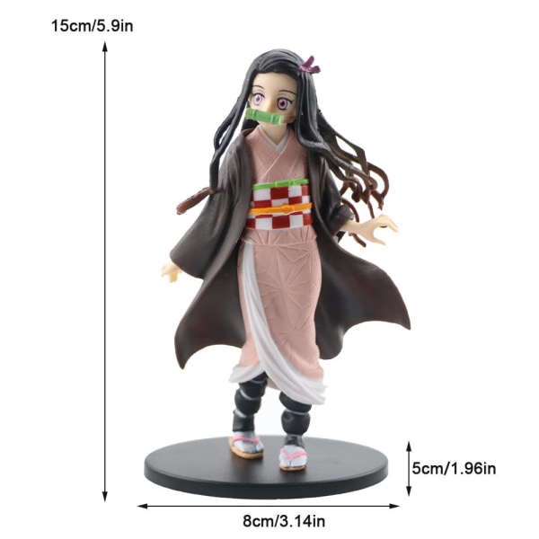 6-pack anime PVC-staty docka figurer prydnader Anime Collection modell leksak för sovrum sängen vardagsrum