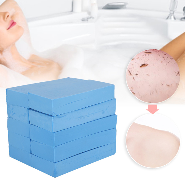 10 st bad dusch svamp kroppsskrubb exfolierande svamp för vuxna barnBlå