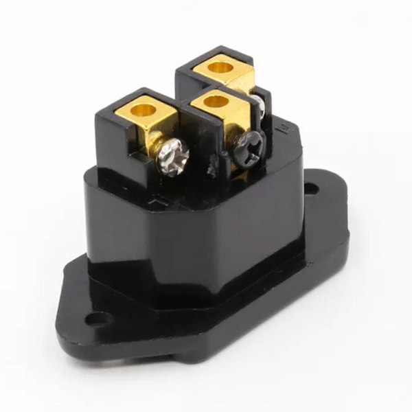 250V 15A Panelmonterad Kontaktadapter Tillbehör 5.1 x 2.4 x 2.8cm Strömkontakt
