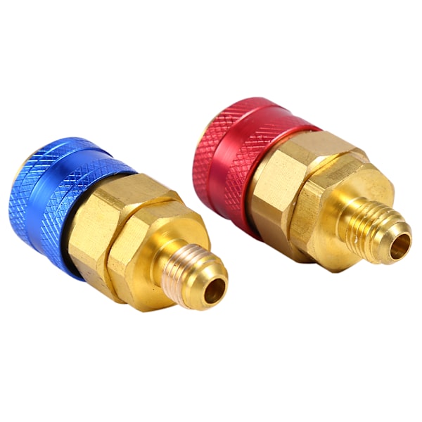 R134a Auto Car Quick Coupler Connector Messing Adaptere Low & High Side AC Manifold