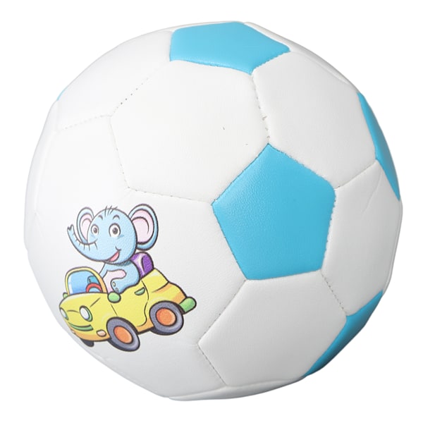 Baby Elefant Mønster Størrelse 2 Fodbold Oppustelig Børn PVC Gummiforing Fodbold Legetøj