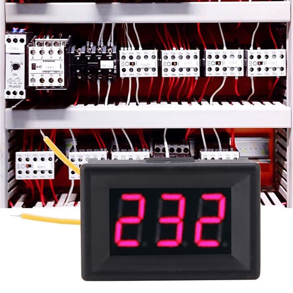 1 st digital 0,36″ LED-display voltmeter AC spänningsmätare panel 70-380V