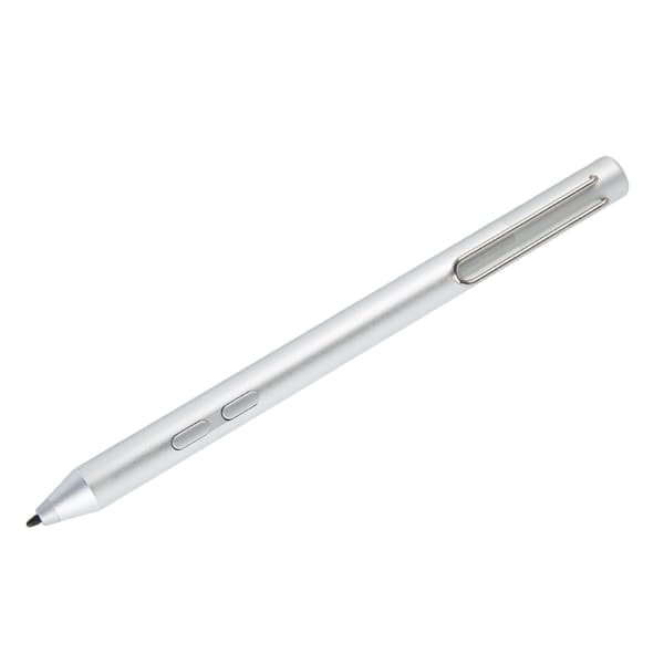Styluspen 2048 trykfølsomhed 2 knapper sølv touchskærm digital pen med 2 spidser til Microsoft Tablet Pro 6 5 4 3