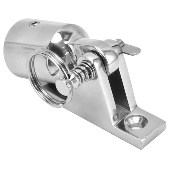Bimini Top Monteringsbeslag 316 Rustfrit Stål Dæk Hængsel Rør Øje Endehætte Hardware 22mm