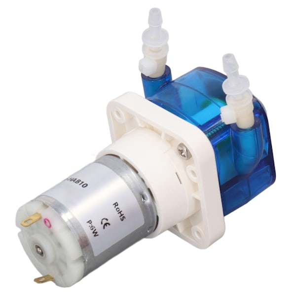 Mini peristaltisk pumpe 180 ml per minutt 6W selvpumpende væskedoserings pumpe for laboratorium 12V