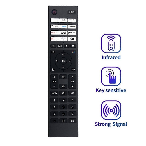 Ersättningsfjärrkontroll CT-95052 för 4K Smart Android LED-TV