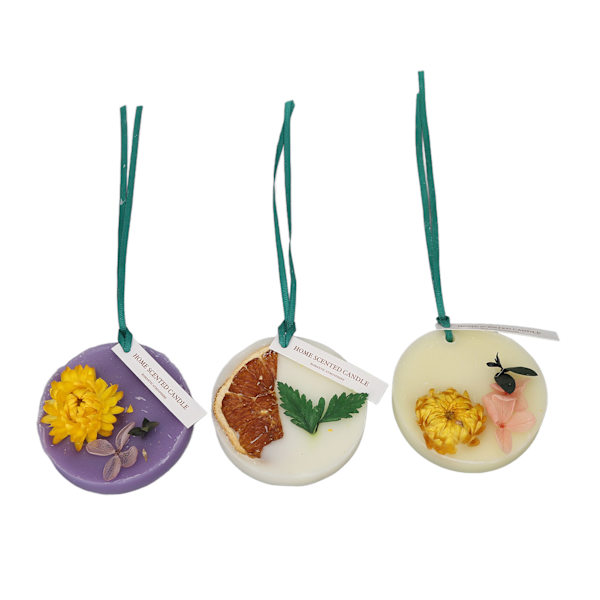 3 st Aromaterapivaxtablett Bärbar Långvarig Doft Doftande Solid Aroma Wax Tablett