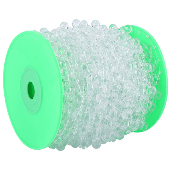 Faux Pearl Bead String Artificial Beading Accessories DIY Bukett Kläder MaterialTransparent