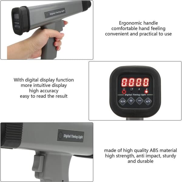 12V Automotive Strobe Light – Positive Grounding System – Bright LED Display – Cables with Clips for Car and Motorcycle