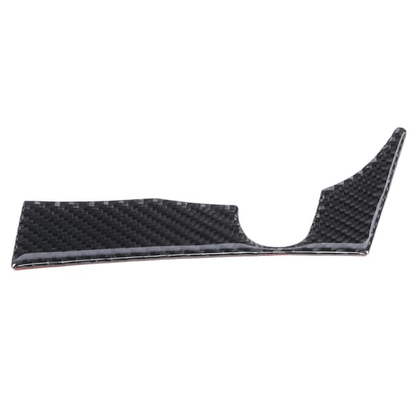 Kolfiber INFO Knapp Dekorationsskydd Trim LHD Passar Mitsubishi Lancer 2008‑2016