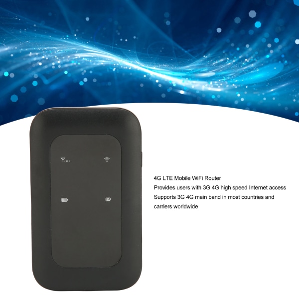 H806 4G bärbar WiFi multifunktionskort isatt höghastighets mobil WiFi hotspot för bil utomhusresor