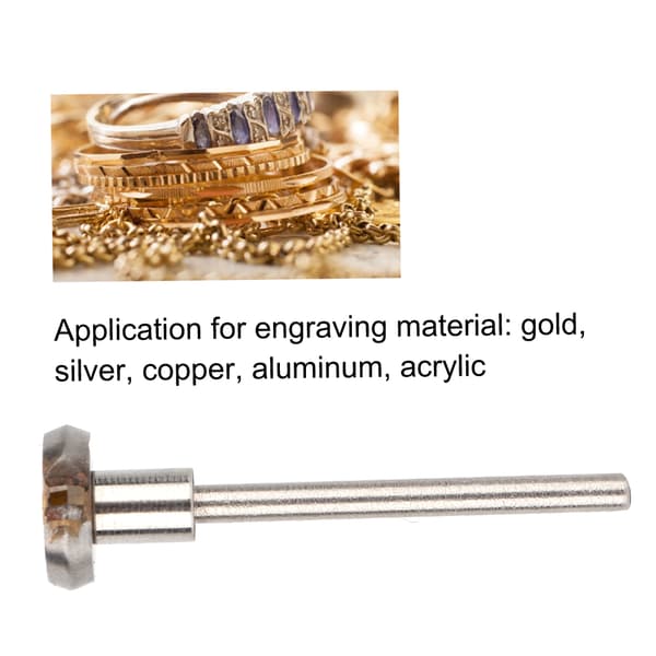 Diamantslipt svinghjulsskaft smykker kutte gravering lage tilbehør (150 grader)
