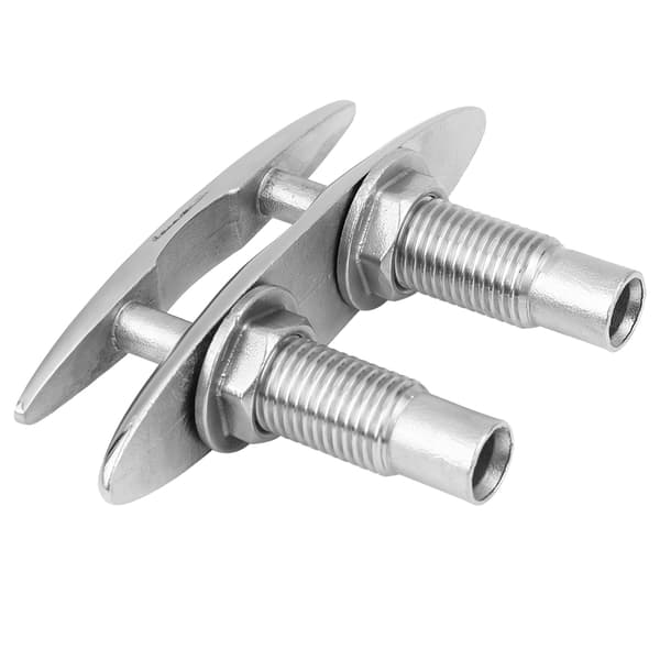 6\" Båd Skib Fortøjning Dock Neat Klampe 316 Rustfrit Stål Dobbelt Dæk Tryk Træk Kabel Bolt