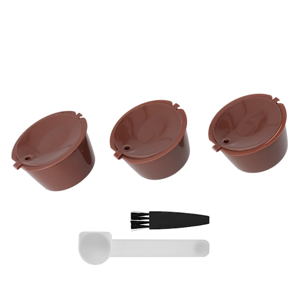 Påfyllningsbar kapselkaffefilterset Återanvändbar kaféverktyg Passar för Dolce Gusto KaffemaskinKaffemaskin 51‑100ML