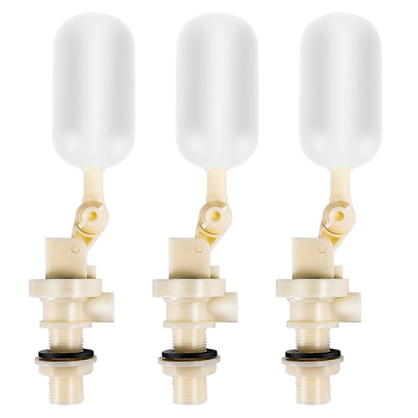 3-pack flottörventil kompatibel med automatisk vattenkopp för häst, nötboskap, get, får, gris, hund, vattenho, lantbruk