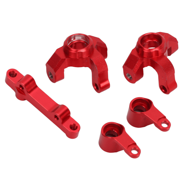 Aluminiums Styregruppe Samling med Forreste Styrekop til Losi MiniT 2.0 2WD 1/18 Truck (Rød)