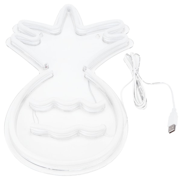 Frugtformet LED neonlys vægskilt til hjemmet i soveværelset feriefest dekoration USB-drevet