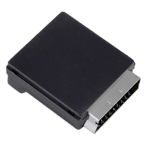 Omkopplingsbar Scart Hane till Hona S-Video 3 RCA Ljudadapter