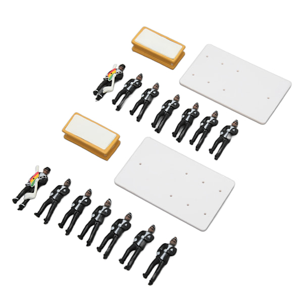 Kiste Dans Model Begravelse Action Figurer Kiste Mennesker Figurer Sæt 2stk Kiste med 14stk Mennesker Figurer