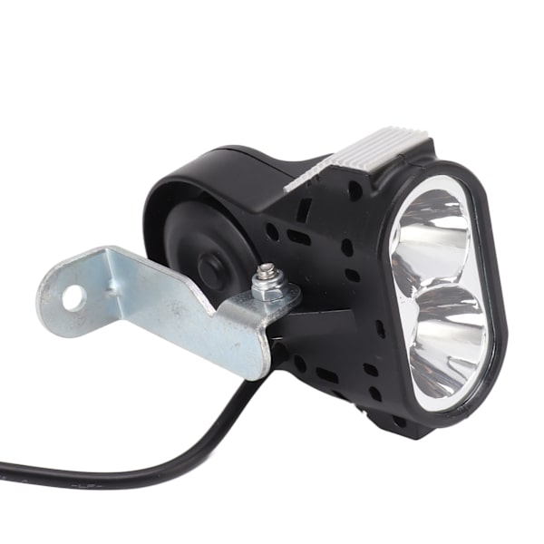 Sykkel frontlykt superlys sykkel LED frontlykt 24‑60V LED sykkellys med advarselshorn for nattkjøring 5W