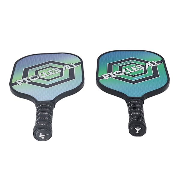 LEIJIAER Pickleball-set i kolfiber med 2 racketar och 4 bollar för inomhus- och utomhusträning
