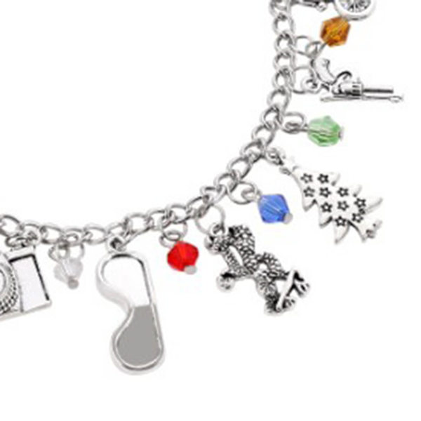 Økse Cykel Træformet Vedhæng Armbånd Mænd Kvinder Legering Justerbar Fashionabel Elegant Armbånd Smykker