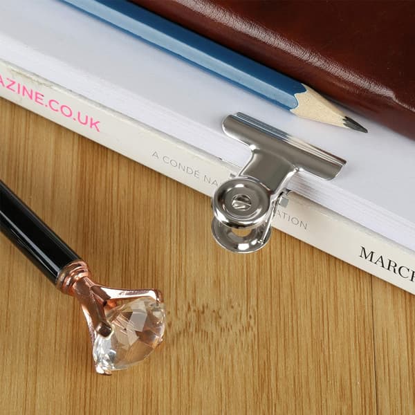 Bulldog Stål Metall Klips 31mm Binder Papirmappe 24 Stykker