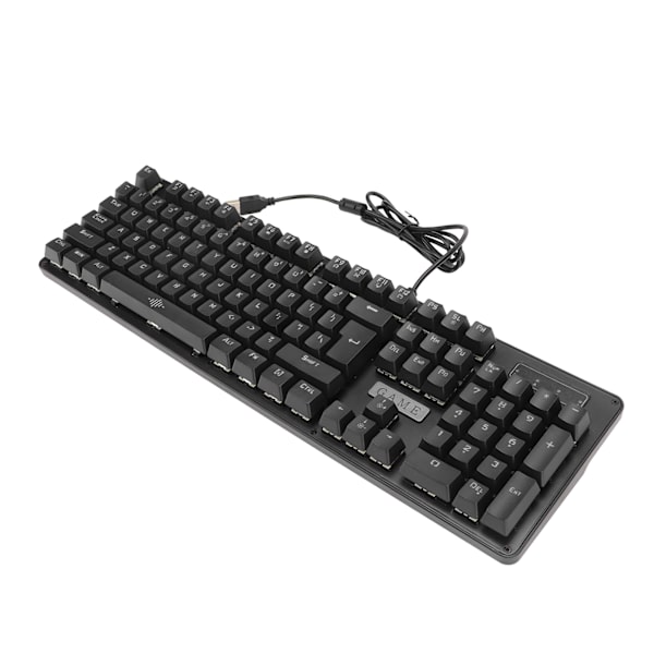 Mekaniskt speltangentbord Trådbundet RGB Bakgrundsbelyst 104 nycklar ABS Blue Switch Tangentbord för dator DC 5V