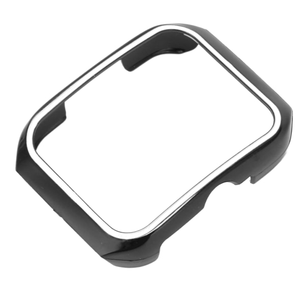Watch case, ammattikäyttöön tarkoitettu naarmuuntumaton PC- cover , joka sopii OPPO Watch 3 Pro: lle mustavalkoinen