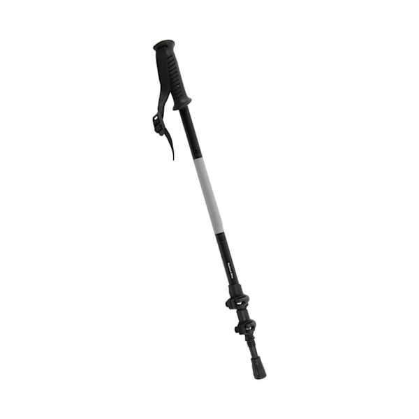 Tredelt aluminiumlegering Alpenstock korrosjonsbestandig teleskopisk turstavsvart