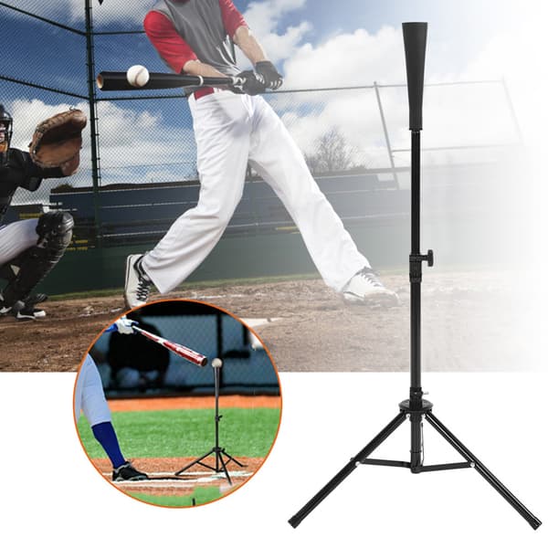 1 st Baseboll Slag Tee Justerbart Softboll Tripod T Ställ Träningsslagboll