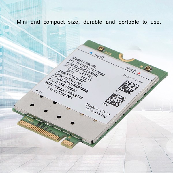 L850-GL 4G-modul Trådlös LTE FDD WCDMA nätverks wifi-kort för HP ProBook 440 G5
