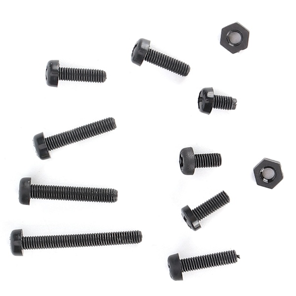 160 kpl muovinen set nylon ristiruuvi kuusiomutterikiinnittimet Hardware Tool M3