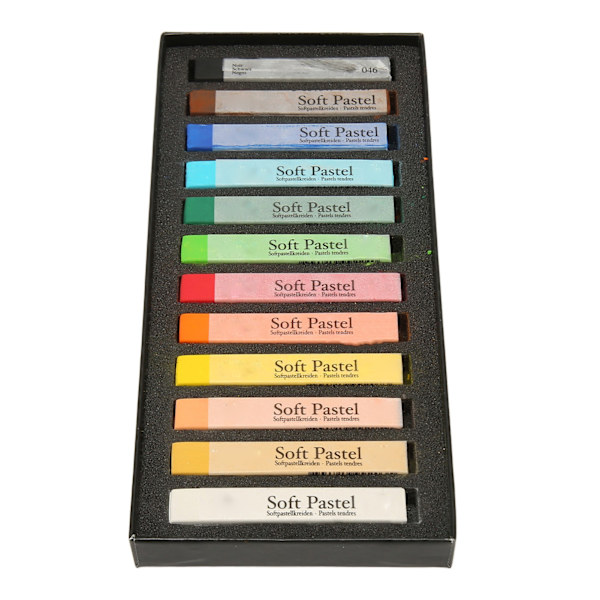 Bløde pasteller kridt 12 farver langvarig kunstner kridt pastel pinde til kontor skole kunst tegning maling forsyninger
