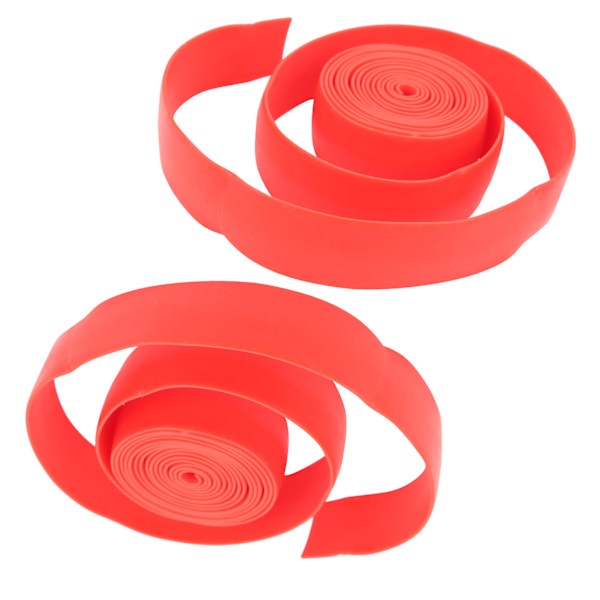 2 st/set 2,5 m yoga elastiska band träningsband sport stretch band expander röd