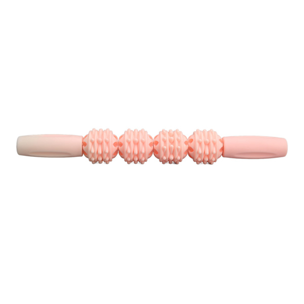 Muscle Roller Stick Handheld Trigger Point Body Therapy Roller Stick vähentää kipua vaaleanpunainen