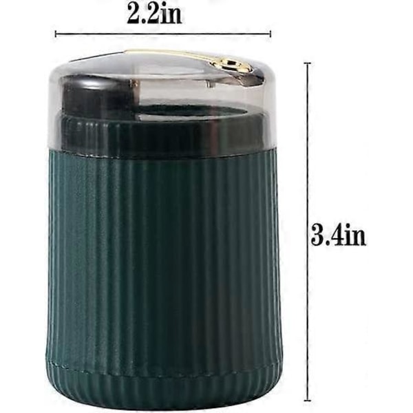 Svartgrön 2023 Pop-up Automatisk Tandpetare Dispenser, Hushålls Tandpetarhållare Utan Tandpetare, Tandpetare Låda Kreativ Presstyp, Tandpetare Burk