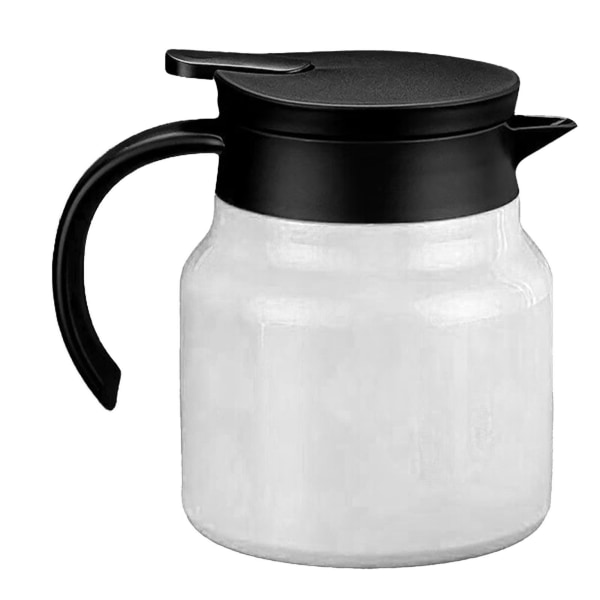 Isolert tekanne 1000ml tevannseparasjon avtakbar termisk kaffekanne for hjemmet hvit