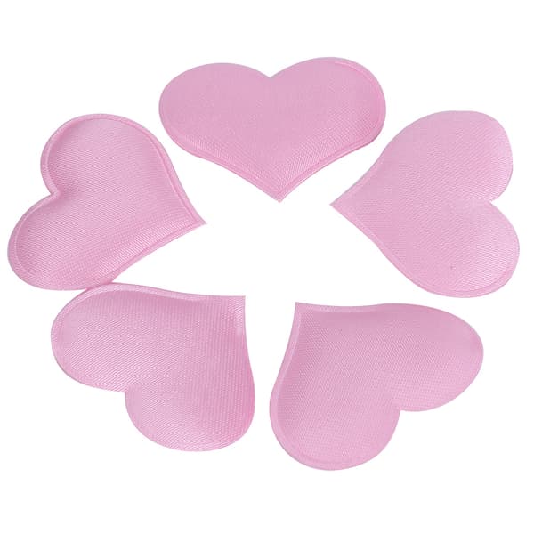 DIY Håndlaget Hjerteformet Bryllups Valentinsdekorasjon Jubileumsfestutstyr (3,2 cm Rosa 500 stk pose)