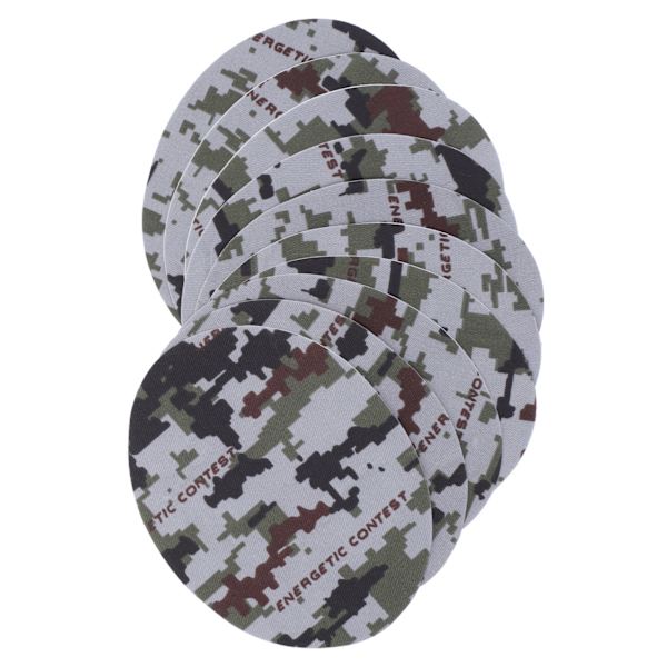 10 st kamouflagekläder Patches Kläderreparation dekorationssats för byxor dunjacka dekoration