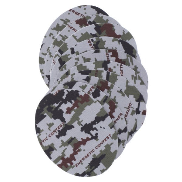 10 STK Camouflage Tøj Patches Tøj Reparation Dekoration Kit til bukser Dunjakke dekoration
