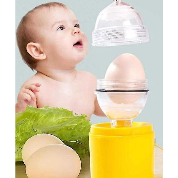 Golden Egg Yolk Mixer - Silikon manuell äggrörare och shaker för enkel tillagning av hårdkokta ägg